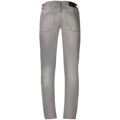 Hugo Boss Grey Cotton Men's Jeans