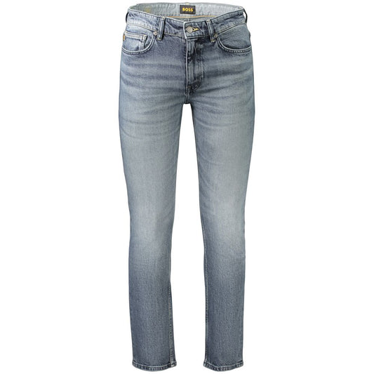 Hugo Boss Blue Cotton Men's Jeans