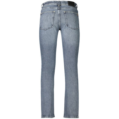 Hugo Boss Blue Cotton Men's Jeans