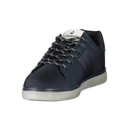 Navigare Blue Polyester Men's Sneaker