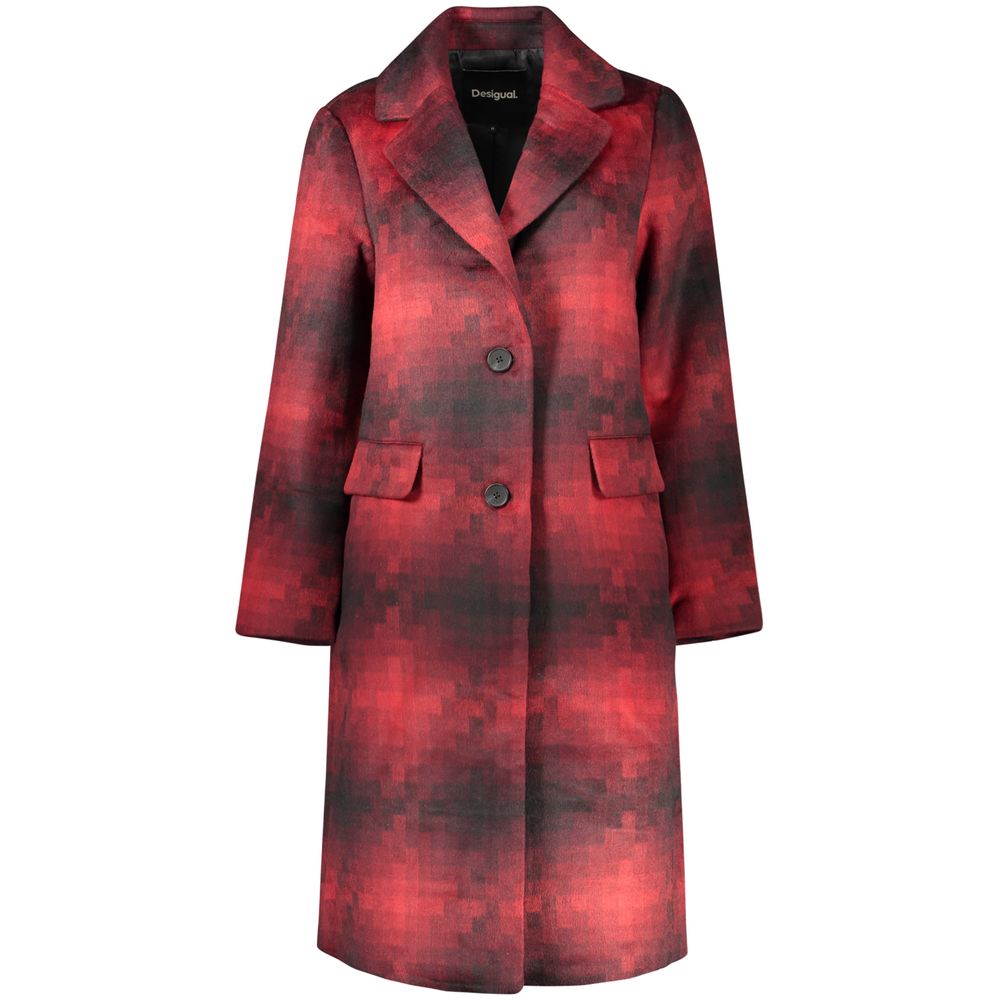 Desigual Red Polyester Womens Jacket