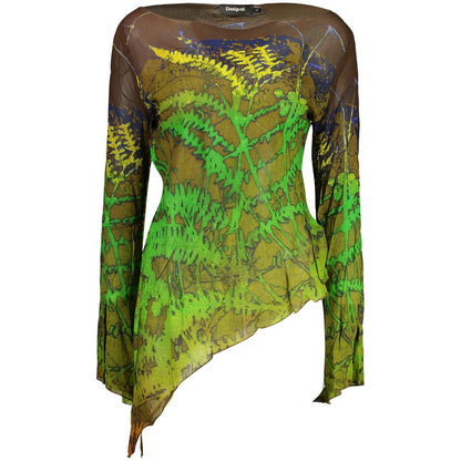 Desigual Brown Viscose Women's Top