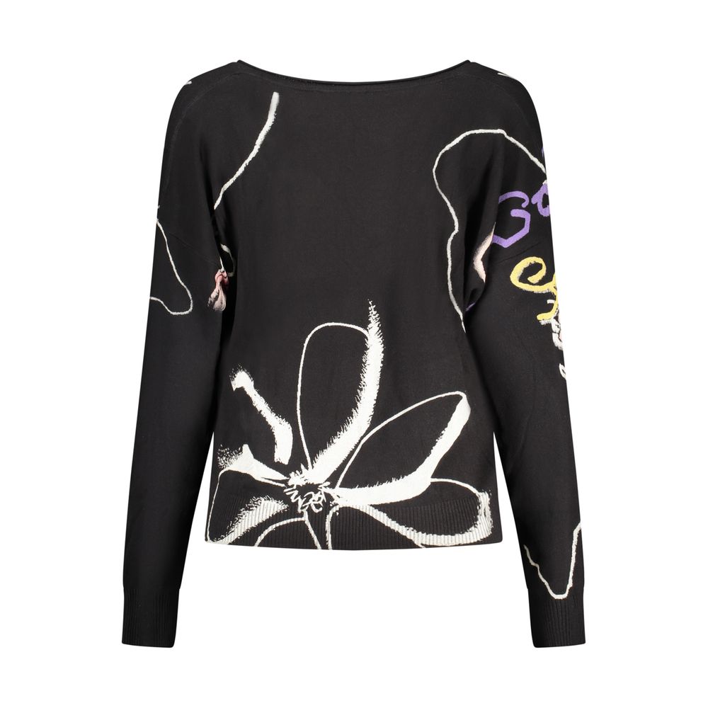 Desigual Black Viscose Women's Sweater
