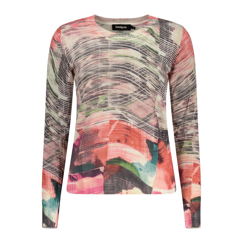 Desigual Bianco Viscose Womens Sweater