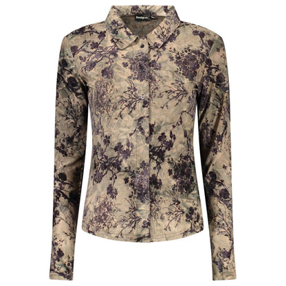 Desigual Brown Polyester Women's Shirt