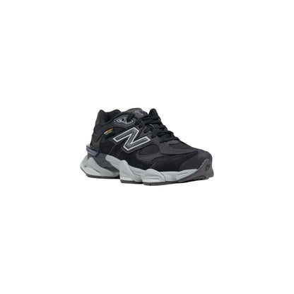 New Balance Black Suede Leather Chunky Sneakers