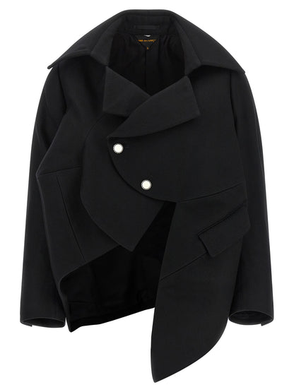 Comme Des Garçons Black Wool Blazer