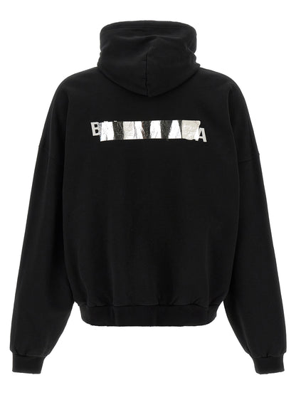Balenciaga Black Cotton Sweatshirt