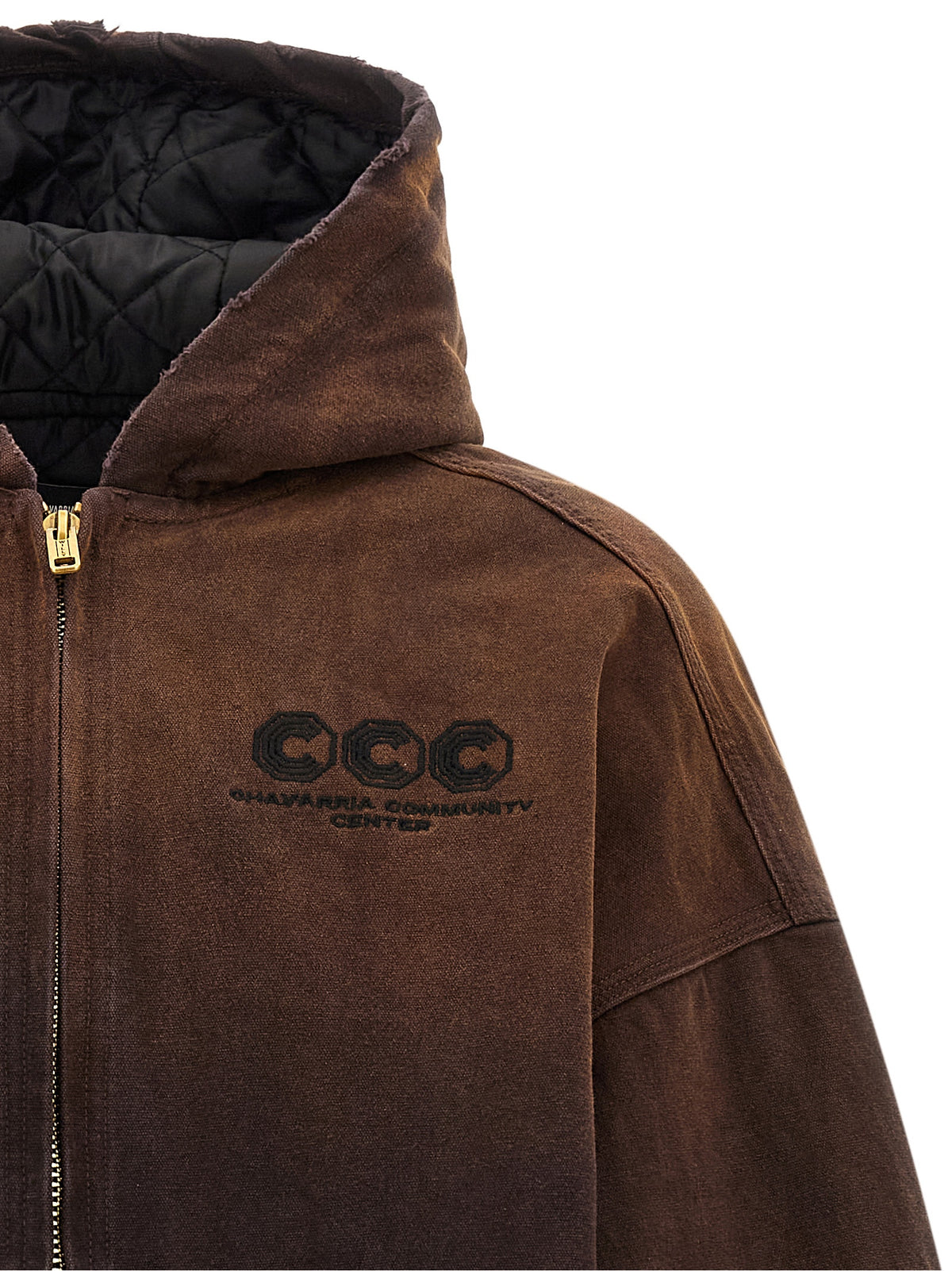 WILLY CHAVARRIA Brown Cotton Shell Jacket