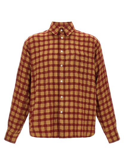WILLY CHAVARRIA Bordeaux Viscose Blouse