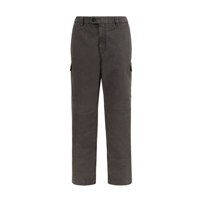 Casual Pants by Brunello Cucinelli for men in cotton brown features a refined silhouette with a refined regular-fit, defined by a and a refined long for a refined finish.