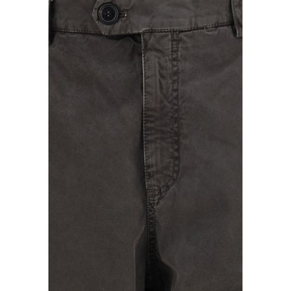 Casual Pants by Brunello Cucinelli for men in cotton brown presents a tailored silhouette, showcasing a tailored regular-fit and long cut with a refined for a truly tailored aesthetic.