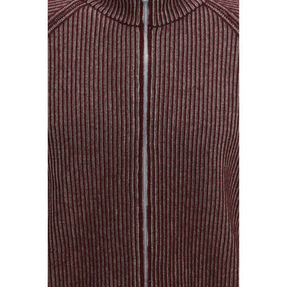 Brunello Cucinelli Bordeaux Cashmere Cardigan