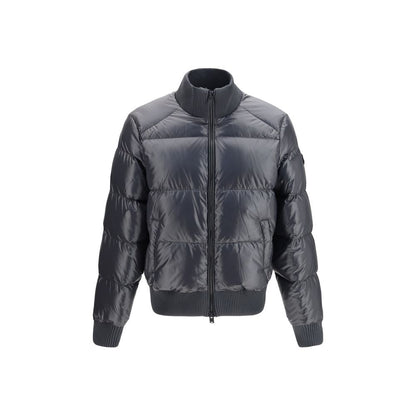 Moose Knuckles Gray Nylon Bomber