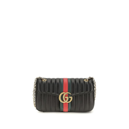 Gucci Black Calf Leather Bos Taurus Shoulder Bag