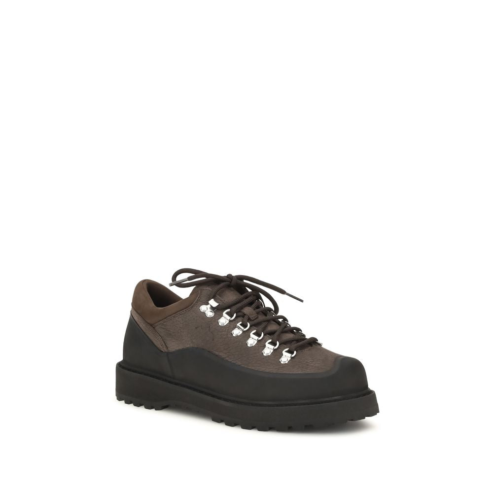 Diemme Brown Calf Leather Bos Taurus Sneakers