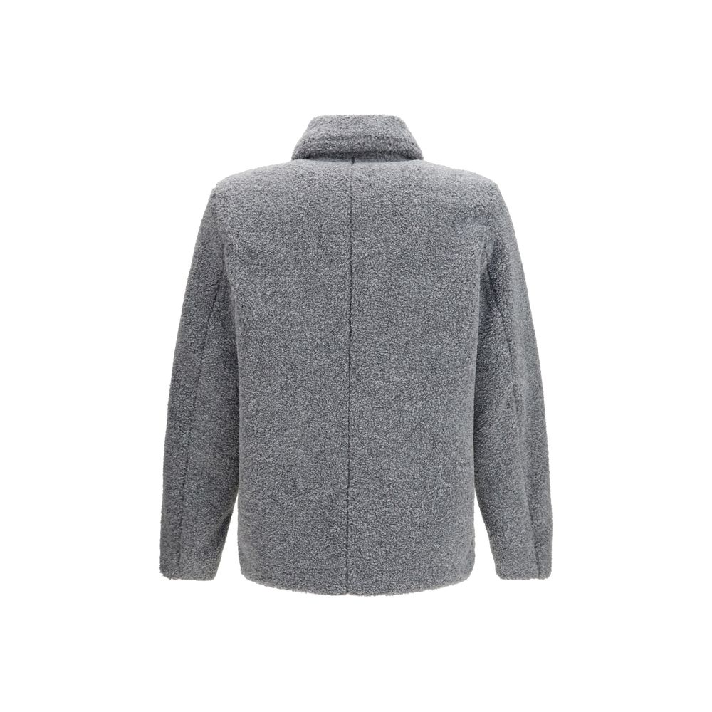 Herno Gray Polyester Full-Length Jacket