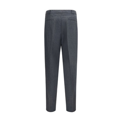 Brunello Cucinelli Gray Wool Oves Aries Dress Pants