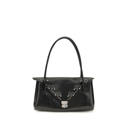 Marni Black Calf Leather Bos Taurus Shoulder Bag