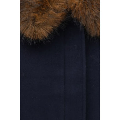 Self-Portrait Blue Wool Oves Aries Jacket