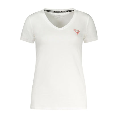 Guess Jeans Bianco Cotton Women T-Shirt