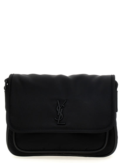 Saint Laurent Black Polyamide Crossbody Bag