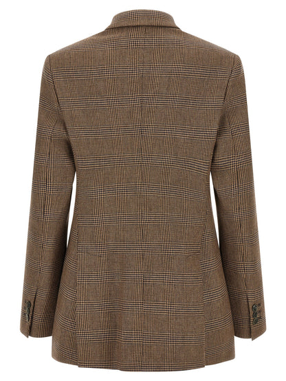 P.A.R.O.S.H. Brown Viscose Blazer