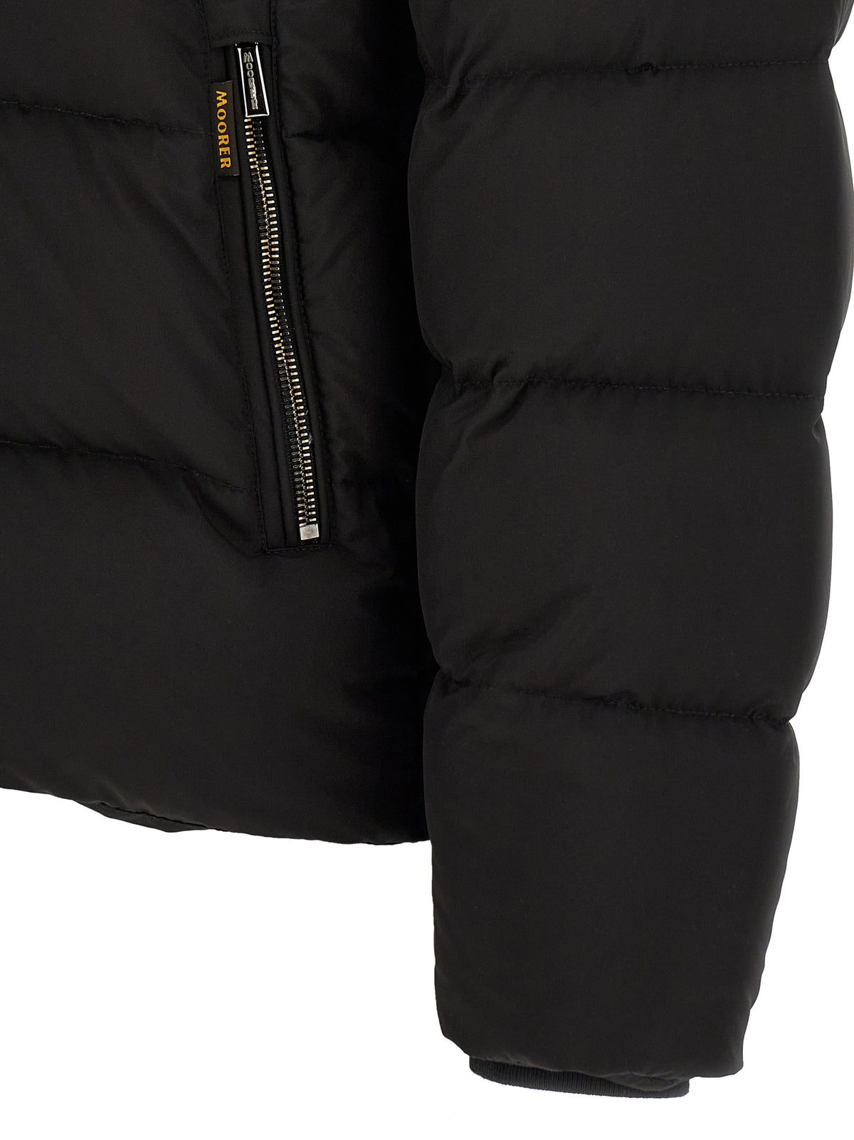 MooRER Black Wool Bomber