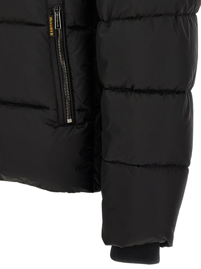 MooRER Black Wool Bomber