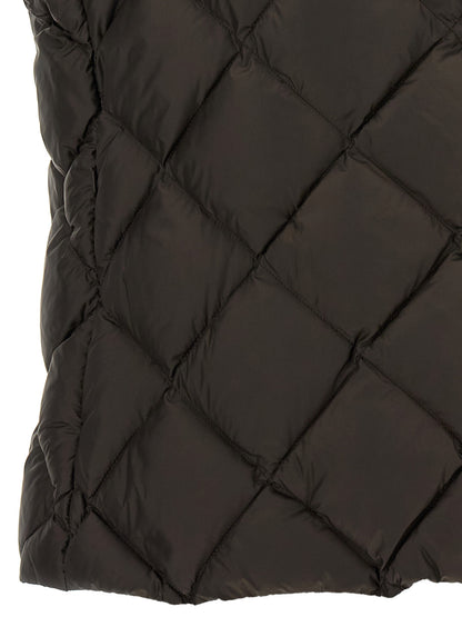Max Mara Brown Polyester Sleeveless Jacket