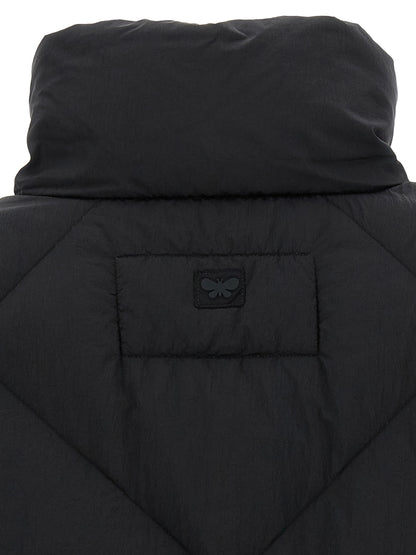 Max Mara Black Polyamide Full-Length Jacket