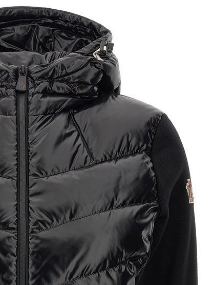 Moncler Grenoble Black Polyamide Cardigan
