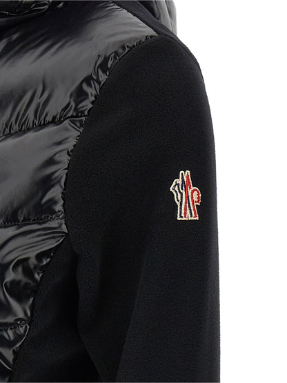 Moncler Grenoble Black Polyamide Cardigan