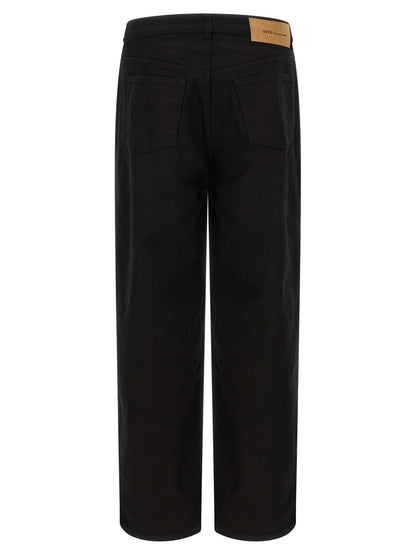 Ami Paris Black Cotton Relaxed Fit Jeans