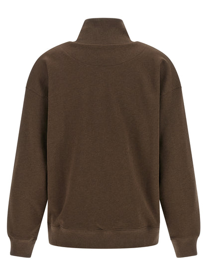 Maison Kitsuné Brown Organic Cotton Sweatshirt