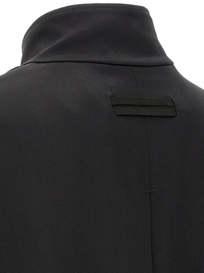 ZEGNA Black Satin Sweatshirt