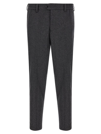 PT Torino Gray Virgin Wool Dress Pants