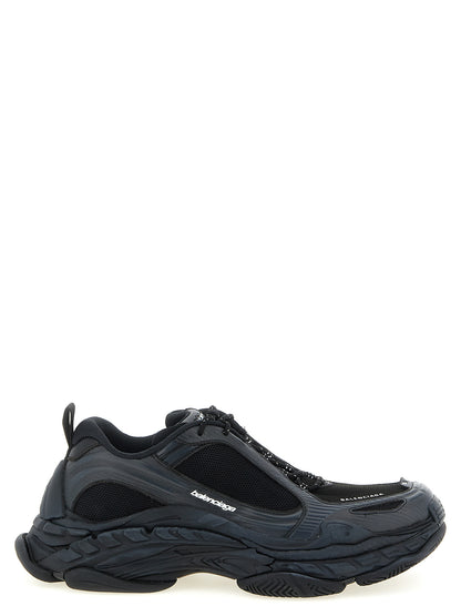 Balenciaga Black Polyethylene Athletic Sneakers