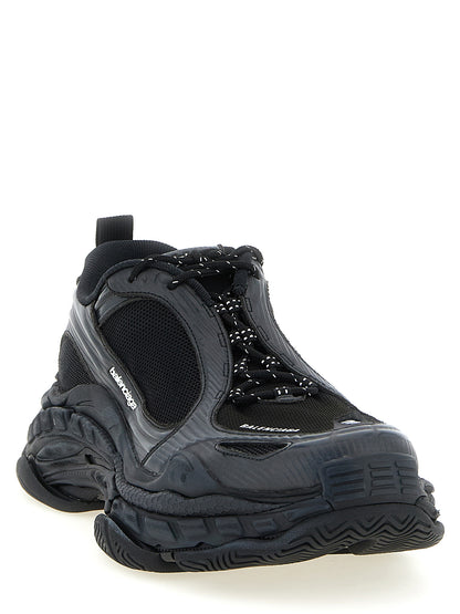 Balenciaga Black Polyethylene Athletic Sneakers