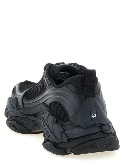 Balenciaga Black Polyethylene Athletic Sneakers