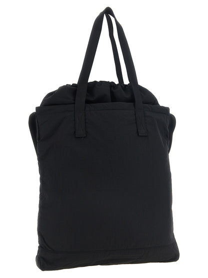 Maison Kitsuné Black Nylon Tote Bag
