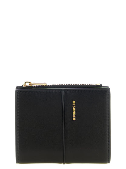 Jil Sander Black Lamb Leather Cardholder