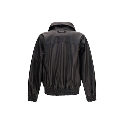 Balenciaga Black Lamb Ovis Aries Leather Jacket