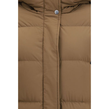 Woolrich Brown Polyamide Full-Length Jacket