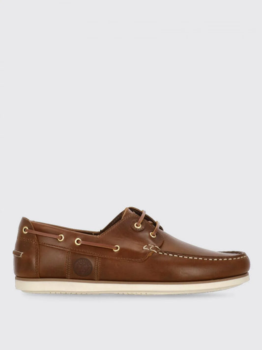 This Loafer Slip-On Shoes by Barbour for men in suede leather & rubber brown features an exquisite silhouette from the Men's Suede Leather & Rubber Loafer Slip-On Shoes collection, defined by a sophisticated and elegant .