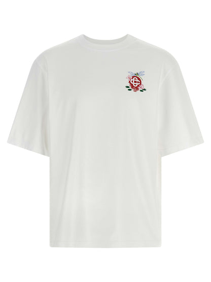 Casablanca White Organic Cotton T-Shirt