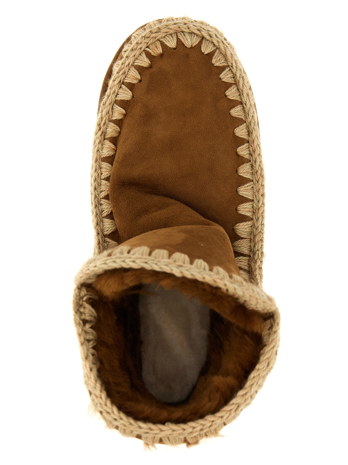 Mou Brown Lambskin Ankle Boots