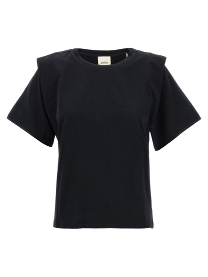 Isabel Marant Black Cotton T-Shirt