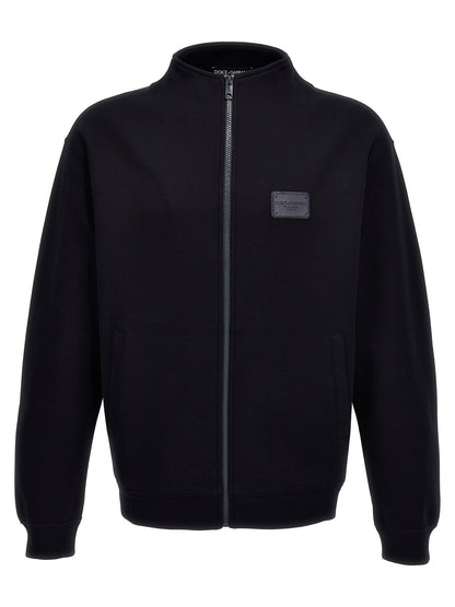 Dolce & Gabbana Blue Cotton Sweatshirt
