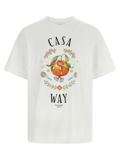 Casablanca White Organic Cotton Sportswear